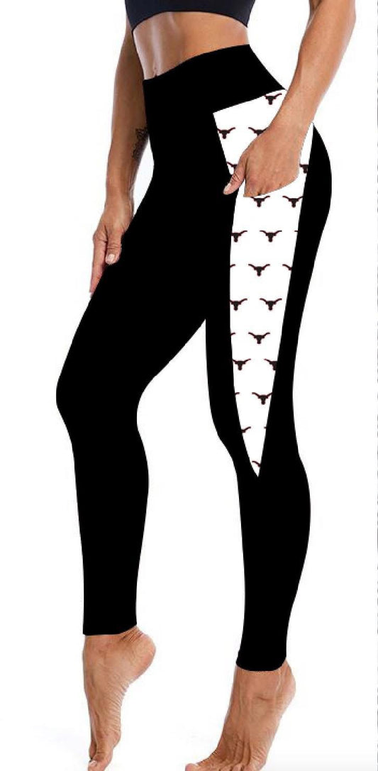 ❤️🖤CUSTOM MAVERICKS LEGGINGS🖤❤️